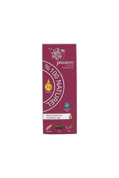 Gold Boyalı Saçlar Için Saç Bakım Yağı