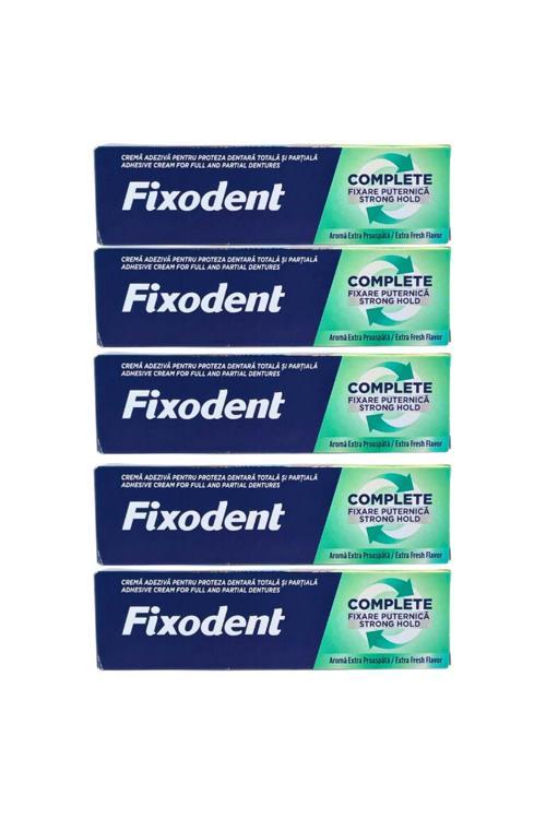 Diş Protez Yapıştırıcı Krem Naneli 37 Gr X5 Adet