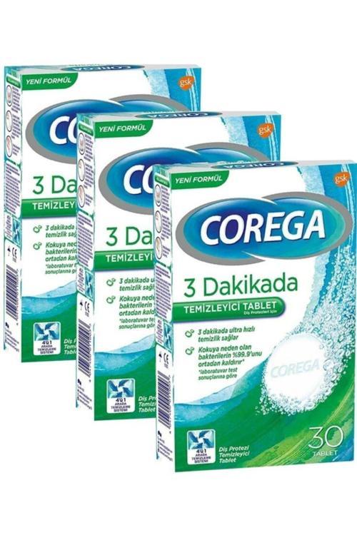 Diş Protezi Temizleyici Tablet 30'Lu- 3 Adet