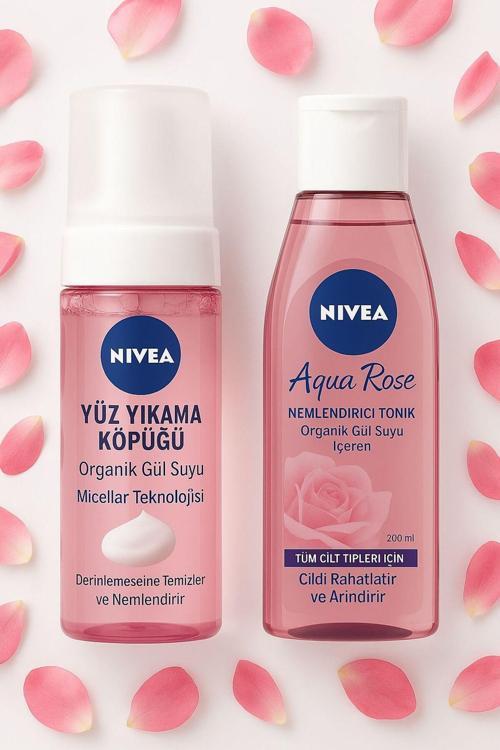 Aqua Rose Yuz Temızleme Kopugu 150 Ml Tonık 200 Ml