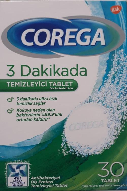 Diş Protezleri Için Temizleyici Tablet 30'Lu (3 Adet) Ekonomik Paket
