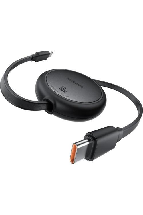 Free2Pull Mini Şarj Kablosu Usb-C To Usb-C 60W Uyumlu 1M Küme Siyah