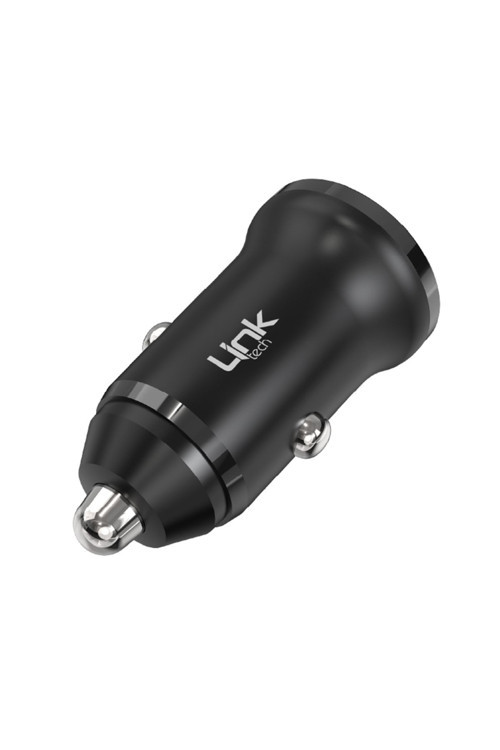 Linktech C484E 20W Pd Type-C Usb Araç Içi Şarj Adaptörü (Başlık) Siyah 2