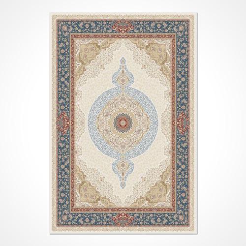 Willew Klasik Krem Viskon Dikdörtgen Modern Desenli Akrilik Hav Vermeyen Leke Tutmayan Kolay Temizlenen Yumuşak Makine Salon Yolluk Mutfak Halı