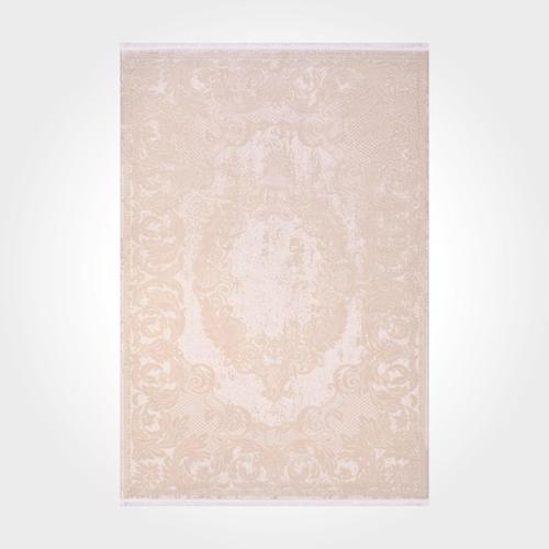 Jane Çerçeveli Krem Akrilik Dikdörtgen Modern Desenli Akrilik Hav Vermeyen Leke Tutmayan Kolay Temizlenen Yumuşak Makine Salon Yolluk Mutfak Halı