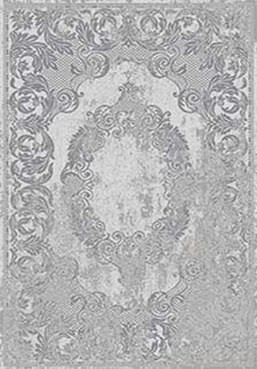 Absorb Klasik Gri Akrilik Dikdörtgen Modern Desenli Akrilik Hav Vermeyen Leke Tutmayan Kolay Temizlenen Yumuşak Makine Salon Yolluk Mutfak Halı