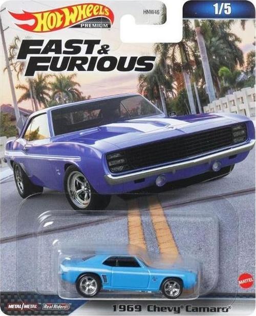 Hot Wheels Fast Furious Premium Arabalar 1969 Chevy Camaro HKD24