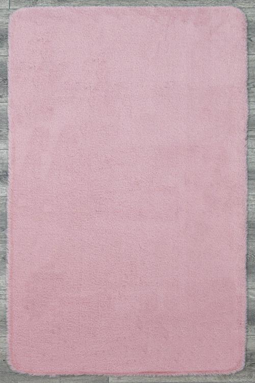 Waymon Düz Pembe Polyester Daire Modern Desenli Akrilik Hav Vermeyen Leke Tutmayan Kolay Temizlenen Yumuşak Makine Salon Yolluk Mutfak Halı