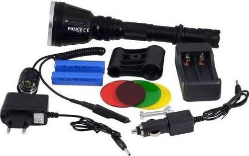 Polıce PS-93 T6 Led Tüfek Aparatlı Şarj Edilebilir