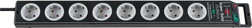 Brennenstuhl Super-Solid surge protection 13.500 A 8Li Priz Siyah