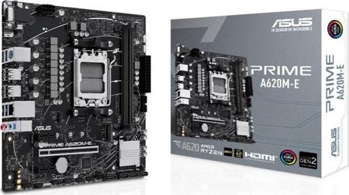 Prime A620M-E A620 Ddr5 (Vga Yok) Glan Matx Hd Dp Usb3 M2 Rgb Am5 Amd Anakart