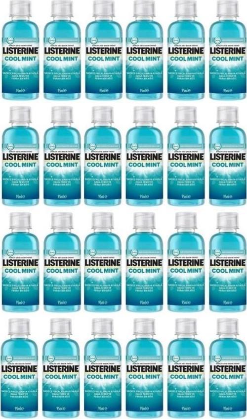 Cool Mint Ağız Bakım Suyu 95 ml Seyahat Boy 24 Adet