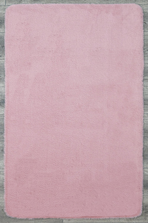Waymon Düz Pembe Polyester Dikdörtgen Modern Desenli Akrilik Hav Vermeyen Leke Tutmayan Kolay Temizlenen Yumuşak Makine Salon Yolluk Mutfak Halı