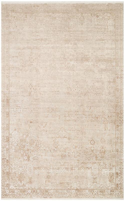 Athabasca Modern Krem Bambu Dikdörtgen Modern Desenli Akrilik Hav Vermeyen Leke Tutmayan Kolay Temizlenen Yumuşak Makine Salon Yolluk Mutfak Halı