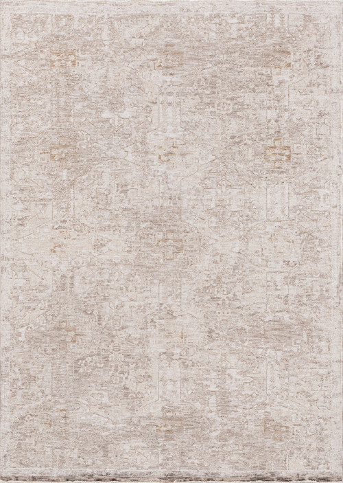Keya Modern Bej Polyester Dikdörtgen Modern Desenli Akrilik Hav Vermeyen Leke Tutmayan Kolay Temizlenen Yumuşak Makine Salon Yolluk Mutfak Halı