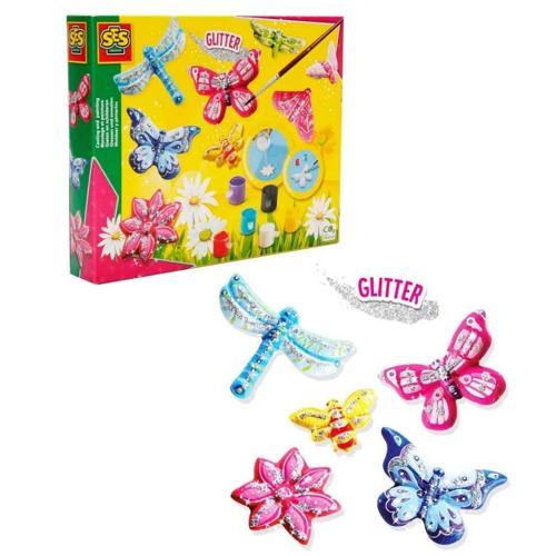 Nessiworld Kalıba Dök ve Boya Simli Kelebekler