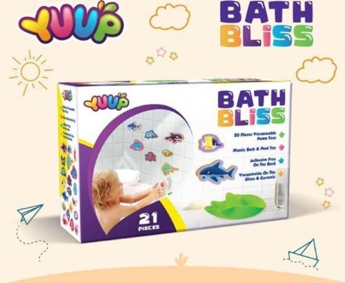 Çocuklar İçin Eğlenceli Banyo Keyif Seti - 21 Parça Deniz Canlıları