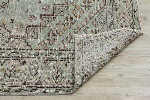 Gri Patchwork Etnik Modern Desenli Yün Hav Toz Vermez Leke Tutmayan Salon Yolluk Mutfak El Dokuma Halı