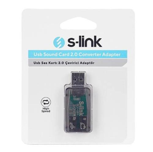 SLX-U51 Usb Ses Kartı 2.0 Çevirici Adaptör