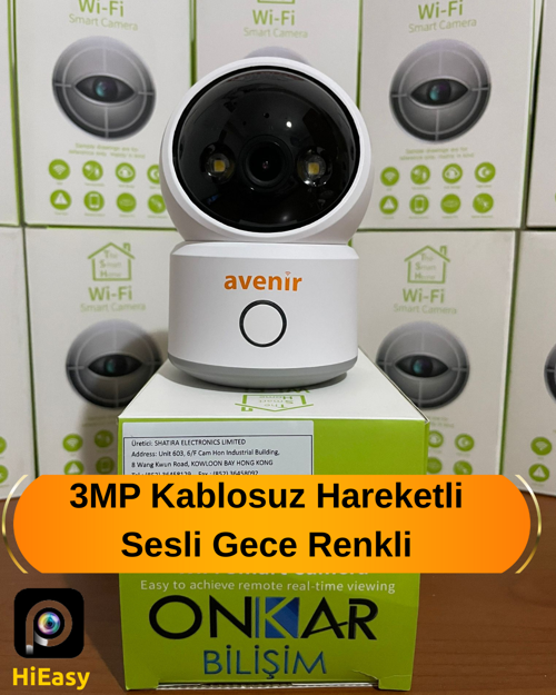 S214 3MP HAREKETLİ SESLİ GECE RENKLİ BEBEK BAKICI EVCİL HAYVAN İZLEME GÜVENLİK KAMERASI HİEASY