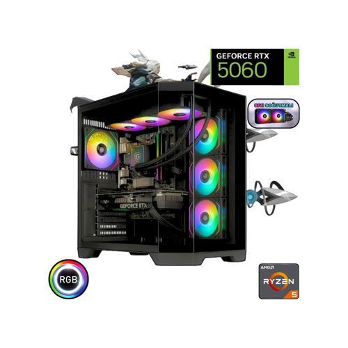 Ryzen 5 5600 32GB  1tb SSD Rtx 5060  240MM Sıvı Soğutma Oyuncu Bilgisayarı
