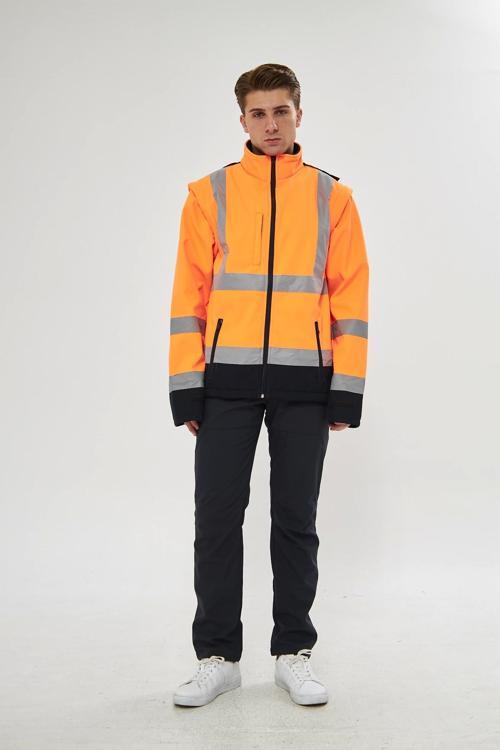 Turuncu Softshell Mont Reflektörlü