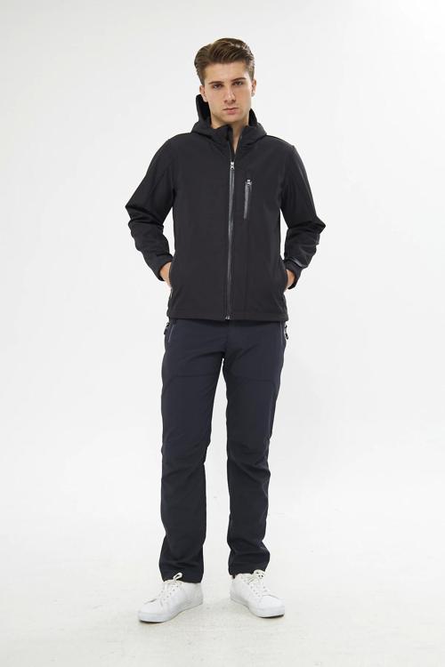 Gri Softshell Mont Ceket ve Pantolon Takım