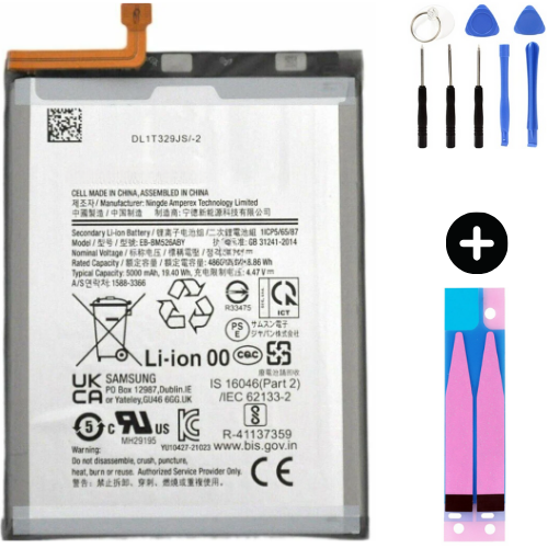 Samsung Galaxy M33 5G M336 Uyumlu A Kalite Batarya Pil + Montaj Seti