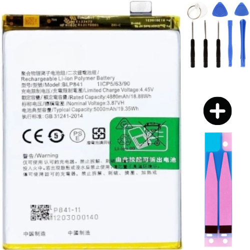 Realme 8 Uyumlu A Kalite Batarya Pil + Montaj Seti