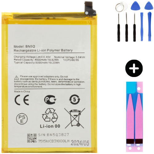 Xiaomi Pocophone Poco M6 BN5Q Uyumlu A Kalite Batarya Pil + Montaj Seti