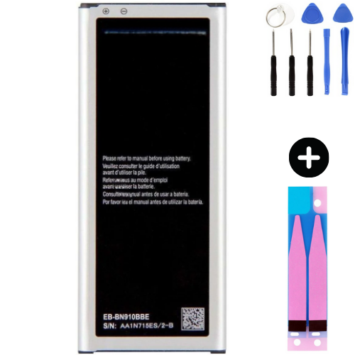 Samsung Galaxy Note 4 N910f Uyumlu Güçlendirilmiş İthal Pil + Montaj Seti