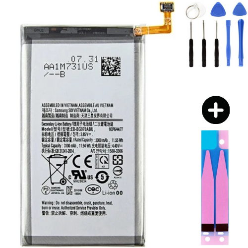 Samsung Galaxy S10 Lite G970f Uyumlu Güçlendirilmiş İthal Pil + Montaj Seti