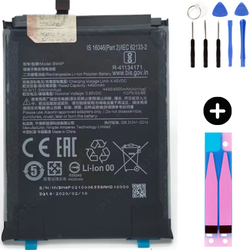 Xiaomi Pocophone Poco X2 BM4P Uyumlu Güçlendirilmiş İthal Pil + Montaj Seti