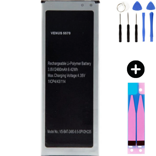 Vestel Venüs 5570 Uyumlu Güçlendirilmiş İthal Pil + Montaj Seti