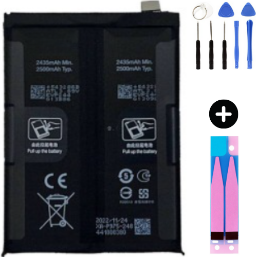 Oneplus 11 Uyumlu Güçlendirilmiş İthal Pil + Montaj Seti