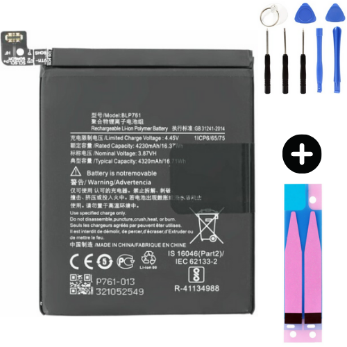 Oneplus 8 BLP761 Uyumlu A Kalite Batarya Pil + Montaj Seti