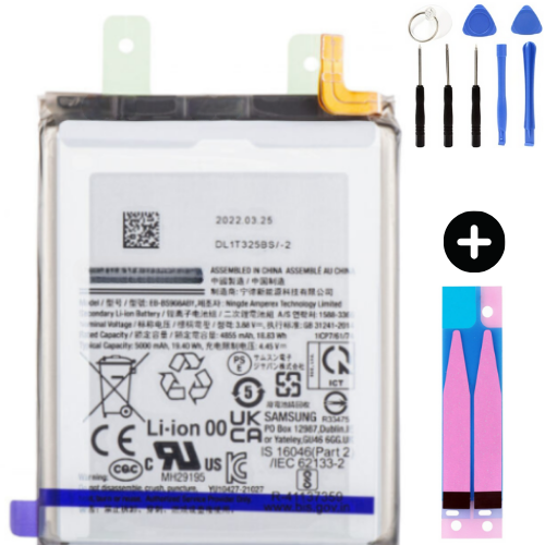 Samsung Galaxy S23 5G Uyumlu Güçlendirilmiş İthal Pil + Montaj Seti