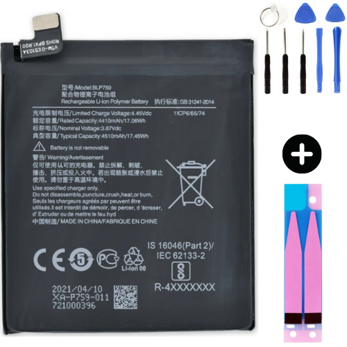 Oneplus 8 Pro BLP759 Uyumlu A Kalite Batarya Pil + Montaj Seti