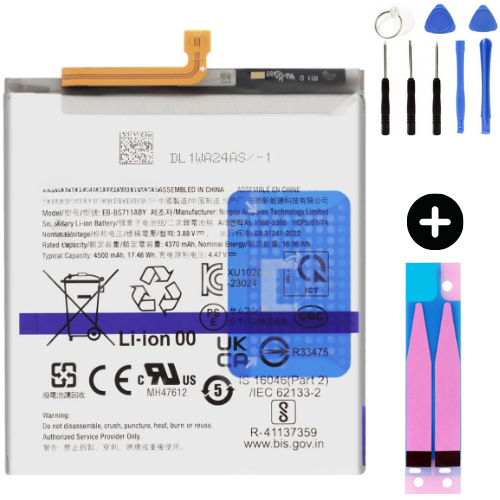 Samsung Galaxy S23fe S711 Uyumlu A Kalite Batarya Pil + Montaj Seti