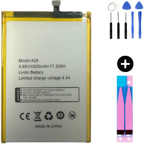 Hiking A29 Uyumlu A Kalite Batarya Pil + Montaj Seti