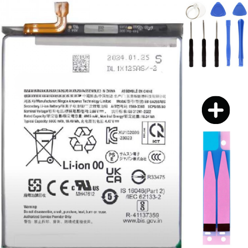 Samsung A35 A Kalite Batarya Pil + Montaj Seti