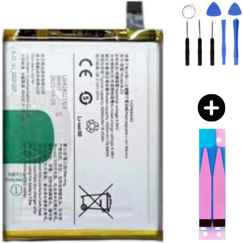 Vivo Y78 Plus B-Z3 Uyumlu Uyumlu A Kalite Batarya Pil + Montaj Seti