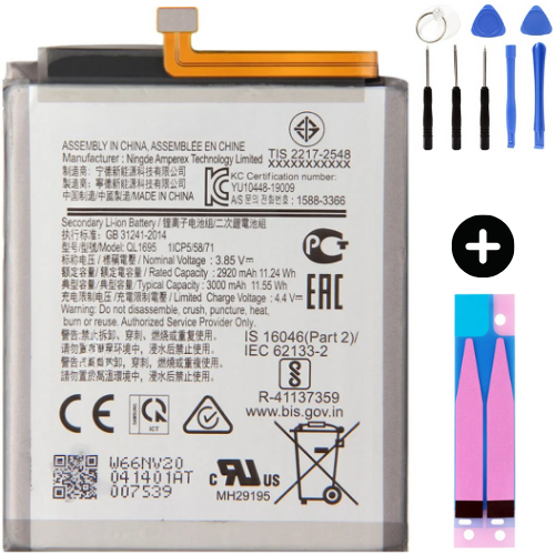 Samsung A40s A Kalite Batarya Pil + Montaj Seti