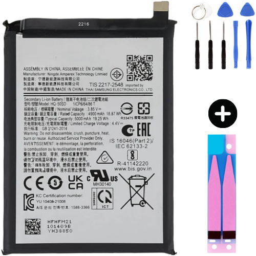 Samsung Galaxy A03 Uyumlu Güçlendirilmiş İthal Pil + Montaj Seti