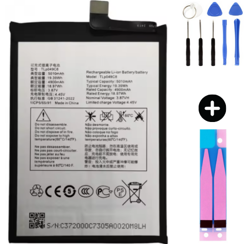 TCL 40 SE TLP-049C8 Uyumlu A Kalite Batarya Pil + Montaj Seti