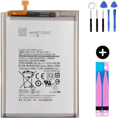 Samsung Galaxy A12 A125 Uyumlu A Kalite Batarya Pil + Montaj Seti