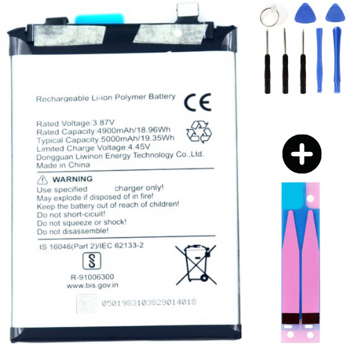 Tecno Pova 5 Pro 5G Uyumlu Güçlendirilmiş İthal Pil + Montaj Seti