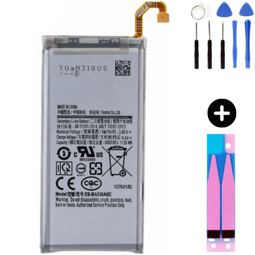 Samsung Galaxy A8 2018 A530f Uyumlu A Kalite Batarya Pil + Montaj Seti
