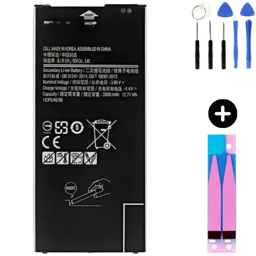 Samsung Galaxy J6 Plus J610 Uyumlu Güçlendirilmiş İthal Pil + Montaj Seti