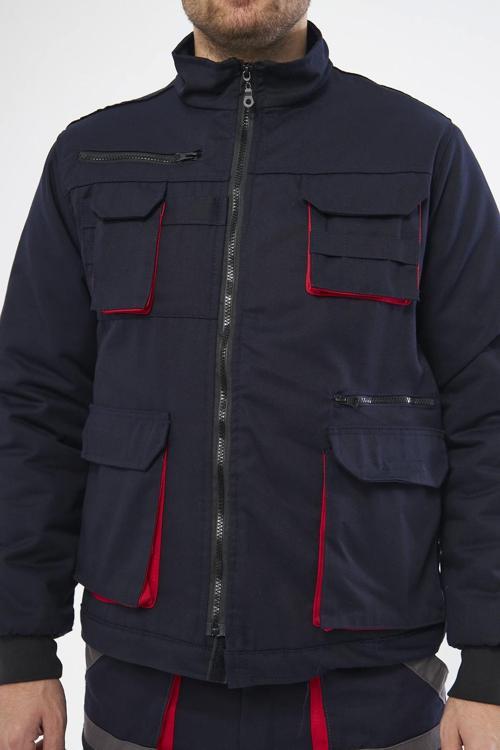 Lacivert Harman Karışımı Ceket